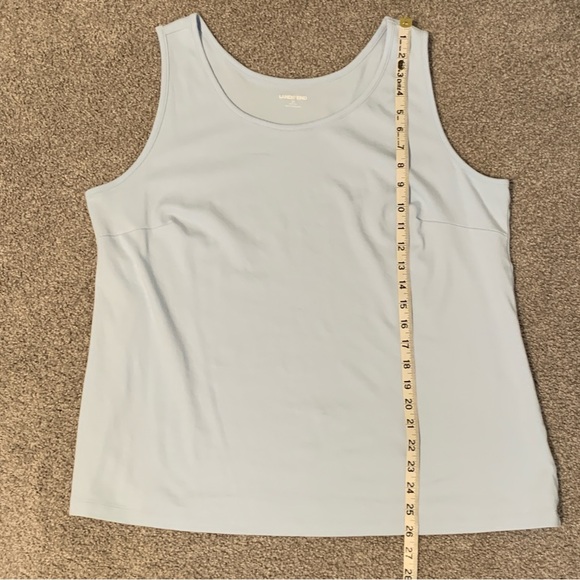 Lands’ End Tank Top Baby Blue Size 2X - Picture 3 of 5